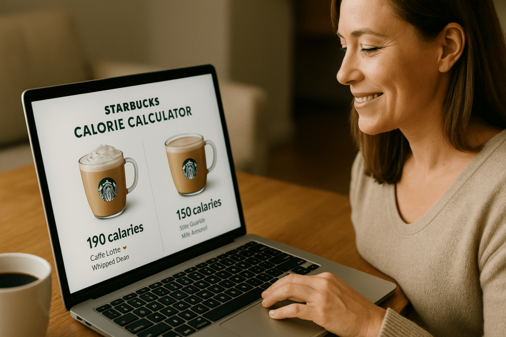 starbucks calorie calculator